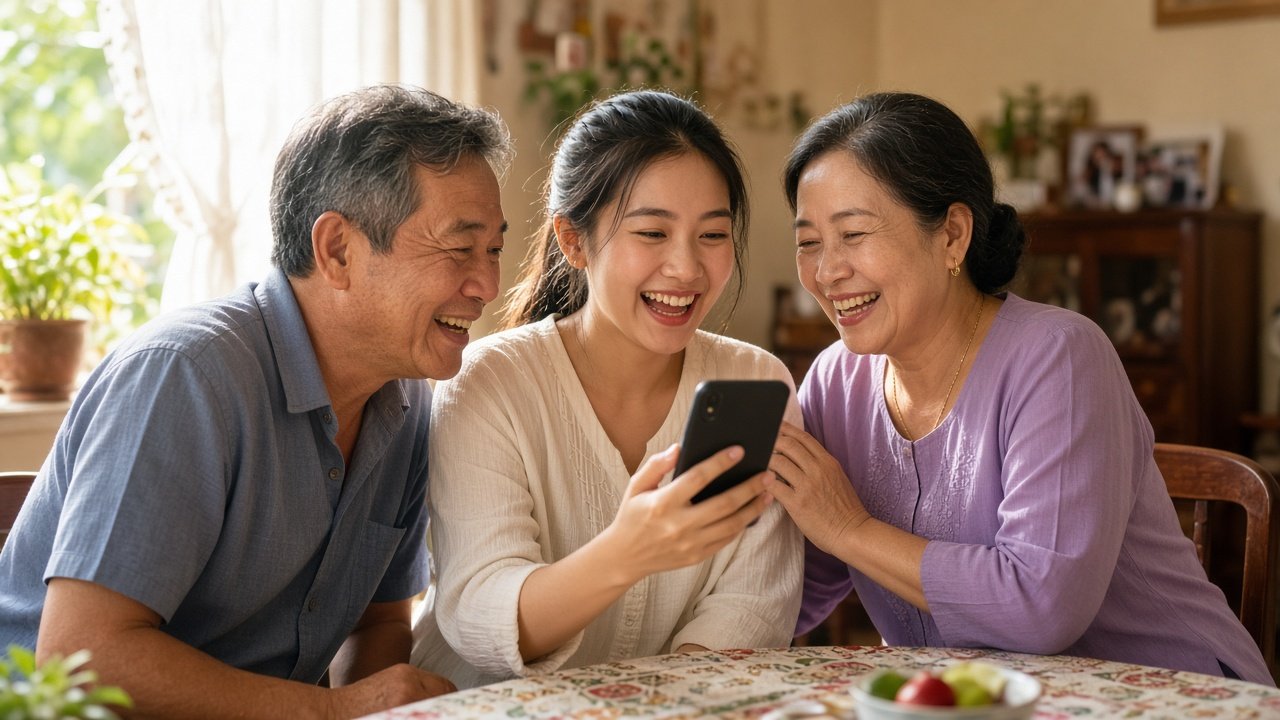 Gia đình nhận kiều hối từ người thân ở nước ngoài
